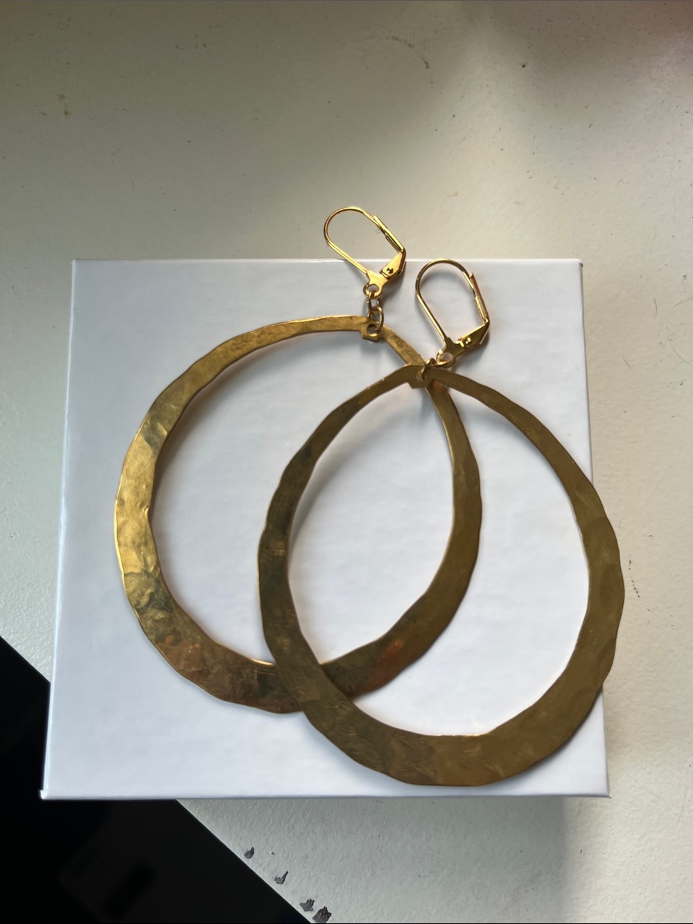 Meli Brass Hoops Earrings